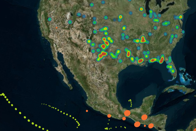 Excel Power Map Globe